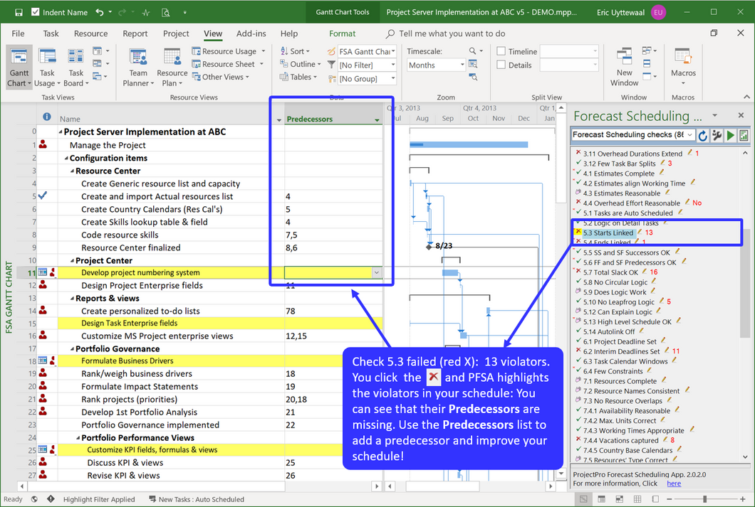 Forecast Scheduling App - software