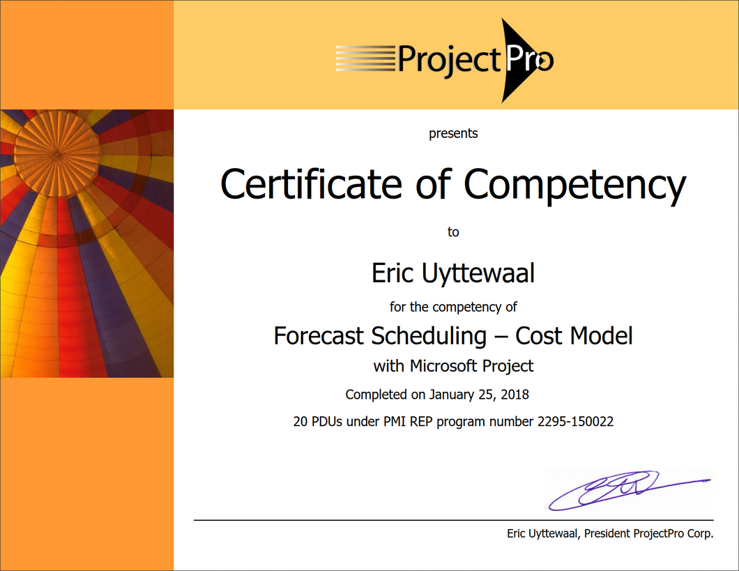 Forecast Scheduling - Cost Model